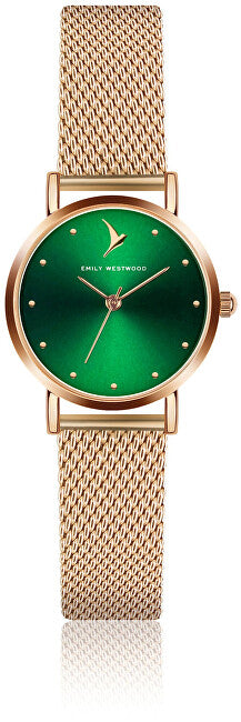 Emily westwood Reloj de malla de oro rosa EGO-3214