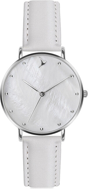 Emily westwood White Shell Leather LAE-B018S