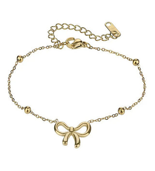 Emily Westwood Bracciale Placcato Oro Abbinato Bow Ewb24008G