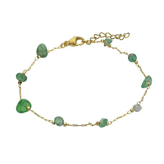 Emily Westwood Bracciale Placcato Oro Abbinato Con Agata Ewb23022G