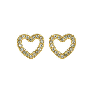 Emily westwood Virelle gold-plated heart Orecchini EWE260597G