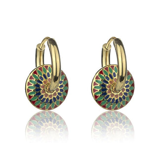 Emily Westwood Boucles d'oreilles rondes élégantes 2 en 1 Addilyn Ewe24006G 