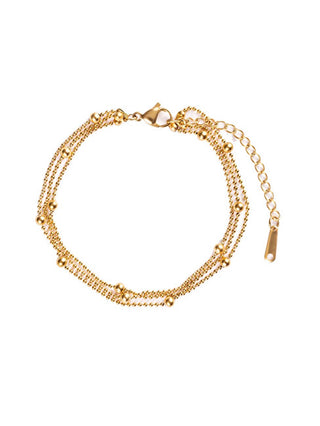 Emily Westwood Bracciale Triplo Placcato Oro Per Donna Ewb250255G