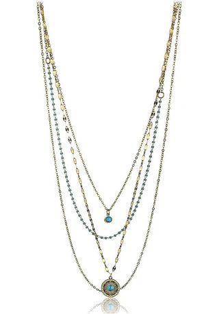 Emily westwood Alicia Multilayer Gold Plated Beaded Collana EWN24007G