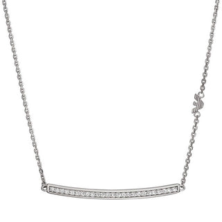 Emporio armani Sparkling Silver Necklace with Zirconia EG3591040