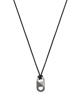 Emporio armani Black men's Collana Eagle Logo EGS3170040