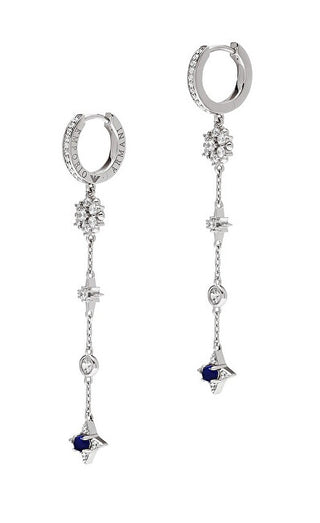 Emporio armani Pendientes largos de plata con circonitas EG3602040