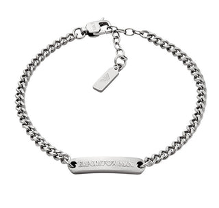 Emporio Armani Elegante Bracciale Da Uomo In Acciaio Egs3189040