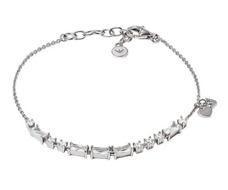 Emporio armani Elegant silver bracelet for women with zirconia EG3605040