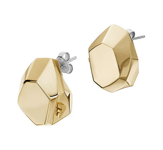 Emporio Armani Orecchini Massicci Placcati In Oro Egs3195710