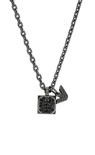 Emporio armani Colar de cristal masculino moderno para casais EGS3083060