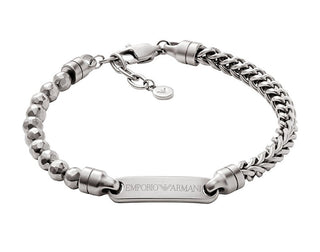 Emporio Armani Bracciale Moderno Da Uomo In Acciaio Egs3181040