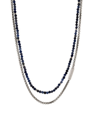 Emporio armani Fashionable double Collana with sodalite EGS3312040
