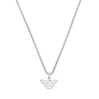 Emporio Armani Collana In Acciaio Alla Moda Con Logo Egs3169040