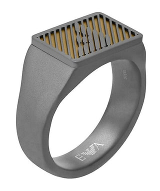 Emporio armani Fashionable steel Anello EGS3242060 - Circuit: 64 mm