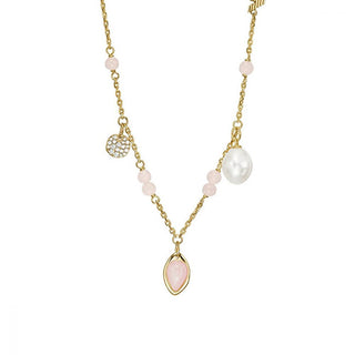 Emporio armani Sentimental EGS3117710 Gold Plated Fashion Necklace