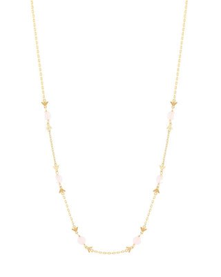 Emporio Armani Collana Alla Moda Placcata Oro Con Quarzo Egs3200710
