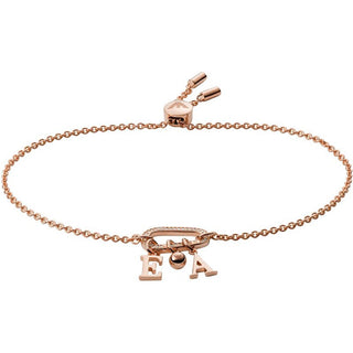 Emporio armani Pulseira de bronze atemporal com zircônia EG3529221