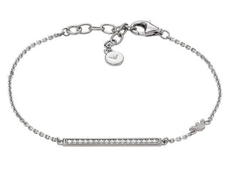 Emporio armani Timeless silver bracelet for women with zirconia EG3592040