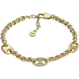 Emporio armani Charming gold-plated Bracciale with zircons EGS3270710