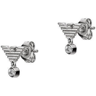 Emporio armani Brincos originais de prata com cristais EG3581040