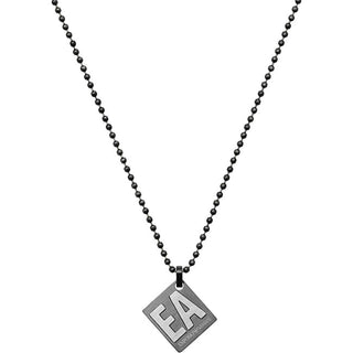 Emporio armani Colar com pingente de aço masculino EGS2754060