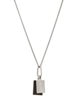 Emporio armani da uomo steel Collana con dog tag EGS3252040
