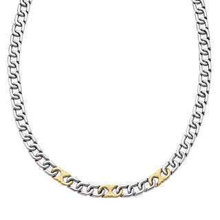 Emporio armani Men's distinctive bicolor Collana EGS3297040