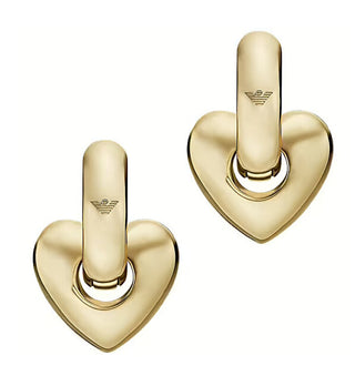 Emporio Armani Orecchini 2 In 1 Placcati Oro Con Cuori Egs3266710