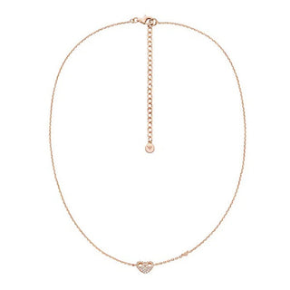 Emporio armani Gold-plated Collana with zircons Heart EG3648221