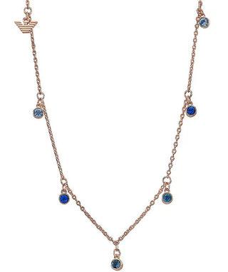 Emporio armani Bronze necklace with crystals EGS3014221