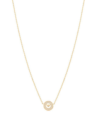 Emporio Armani Collana Scintillante Placcata Oro Con Zirconi Cubici Eg3628710
