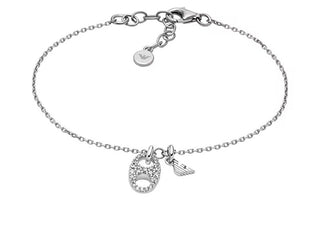 Emporio Armani Bracciale Da Donna In Argento Con Zirconi Cubici Eg3631040