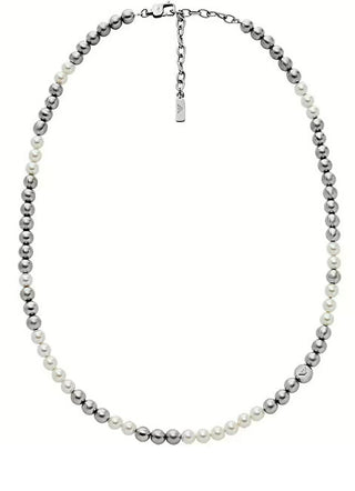 Emporio Armani Men's Necklace with Artificial Pearls Egs3176040 