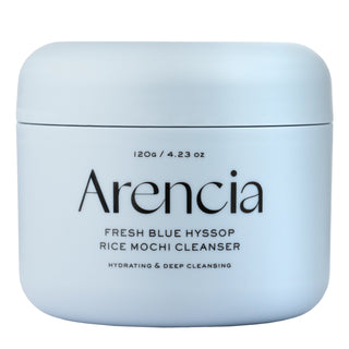 Arencia Fresh Blue Hyssop Rice Mochi Detergente Viso Pasta Idratante 120g
