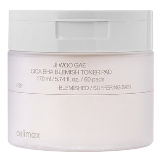 Celimax Ji.Woo.Gae Cica BHA Blemish Pad Esfoliante