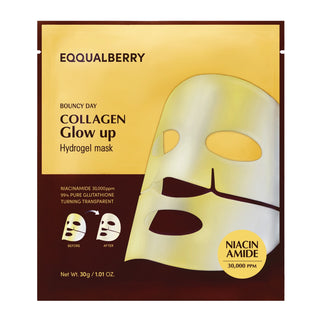 EQQUALBERRY Collagene Glow Up Hydrogel Maschera Illuminante 30g