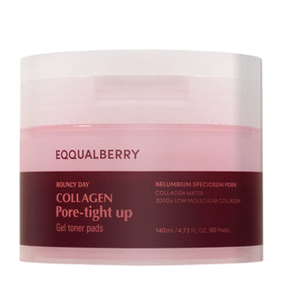 EQQUALBERRY Collagene Pore Tight Up Gel Pad Riduzione Pori 140ml