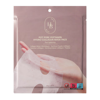 HEVEBLUE Pot Pore Peptamin Hydro Collagene Maschera Restringente Pori 35g