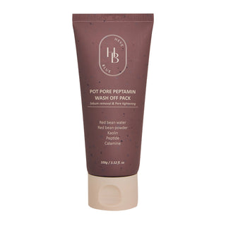 HEVEBLUE Pot Pore Peptamin Wash Off Pack Maschera Restringente Pori 100g