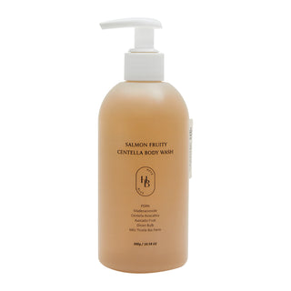 HEVEBLUE Salmon Fruity Centella Detergente Corpo 300g