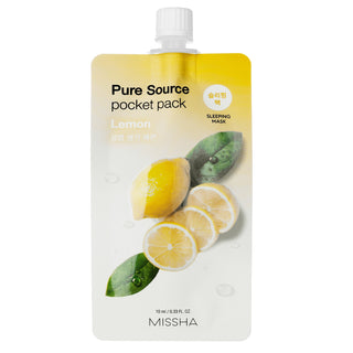 Missha Pure Source Pocket Pack Lemon Maschera Scrubbing 10ml