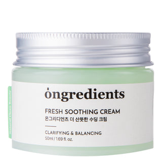 Ongredients Fresh lenitiva Crema Rinfrescante Idratante 50ml