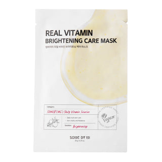 Some By Mi Real Vitamin Brightening Care Maschera in Tessuto Illuminante 20g