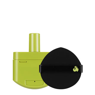 Unleashia Satin Wear Healthy-Green Ricarica fondotinta + spugna fondotinta 32N Middle Honey 15g