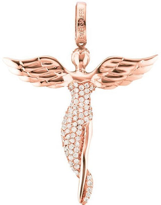 Engelsrufer Pendant in rose gold silver Angel with zirconia ERP-ANGEL-R - Length: 2.6 cm