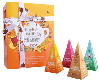English tea shop Collezione regalo Super Goodness arancione BIO 12 piramidi
