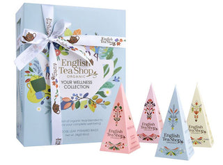 English tea shop Collezione regalo Il tuo Wellness Blue BIO 12 Pyramids