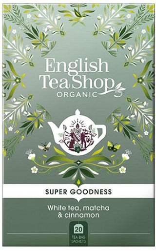 English tea shop White tea, Matcha and cinnamon BIO 20 bags