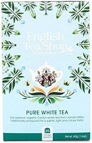 English tea shop Pure white tea BIO 20 bags